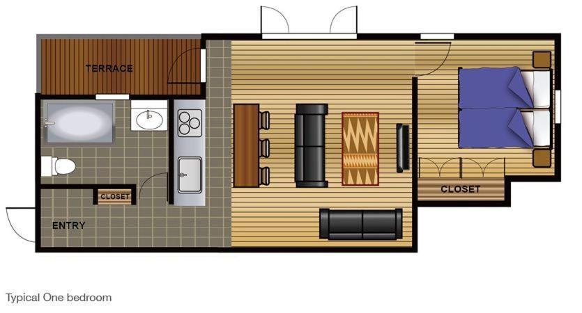 Big Bear Chalets & Apartments Hakuba Rum bild